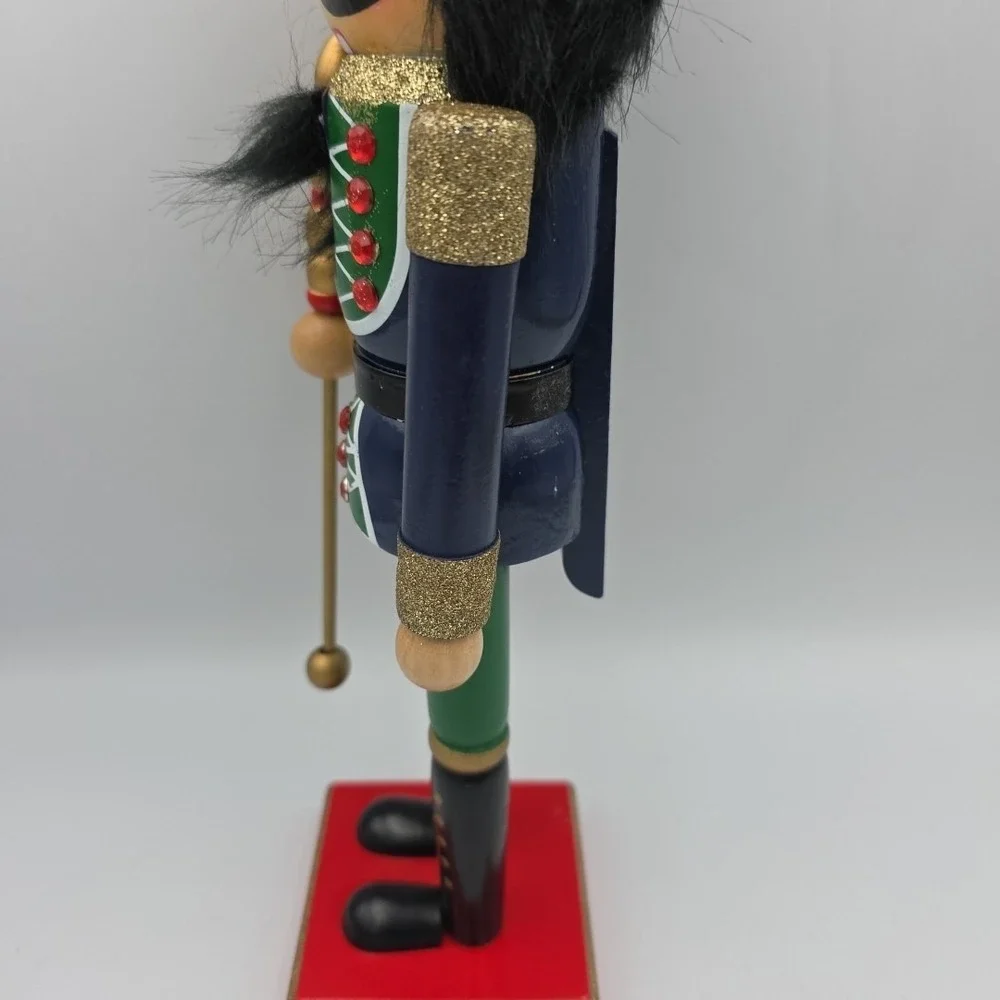 Clever Creations American Red Soldier 14 Inch Traditional Wooden Nutcracker
